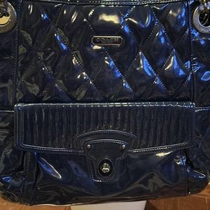 Coach poppy liquid glass navy two way